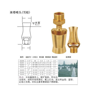 Đầu Phun Nước Hình Cây Thông Phi 34mm