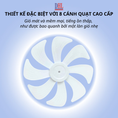 Quạt cây Mitomo FCE-60HE/HEV cao cấp, công suất 60W hàng chính hãng - Bảo hành 2 năm