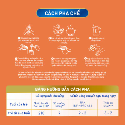 Sữa bột NAN INFINIPRO A2 800g Thụy Sĩ 3 với đạm quý A2 tiêu hóa tốt sau 7 ngày và 6HMO tăng cường đề kháng (2 - 6 tuổi) - Tặng Đồ chơi bắt banh