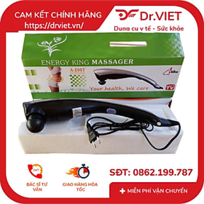 Máy Massage cầm tay A2007 Akiko-phương pháp massage cổ truyền với tia hồng ngoại, giúp giảm đau,mệt mỏi,thư giãn