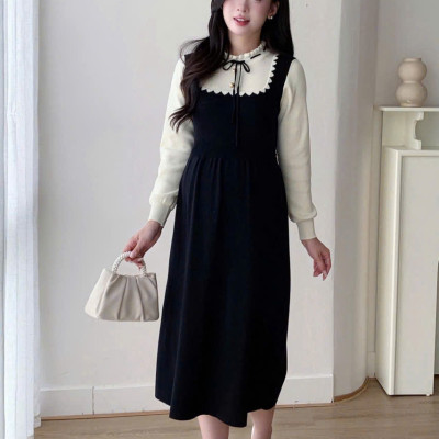 Váy Len Bầu, Đầm Bầu Len Dài Tay Cao Cấp