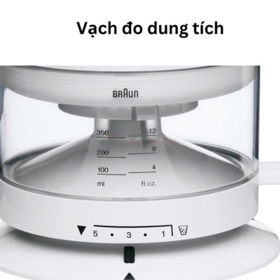 Máy vắt cam Braun CJ3000WH - Hàng chính hãng