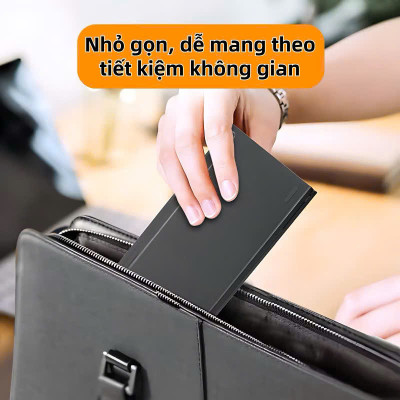 Bàn phím Bluetooth rời gấp gọn tương thích với Windows, Mac, iOS và Android kết nối điện thoại, laptop, máy tính bảng - Hàng chính hãng