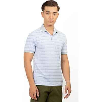 Áo Polo Nam Cổ Bo Không Túi Novelty NATMHCMCLR191107N - Xanh