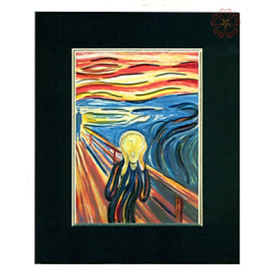 ( Sản phẩm đặc biệt ) Tranh Quilling Nghệ Thuật - Bức Tiếng Thét - Size 25x20 cm.