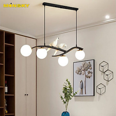 Đèn thả bàn ăn DOVE trang trí không gian phòng ăn hiện đại - Tặng kèm bóng đèn đầy đủ.