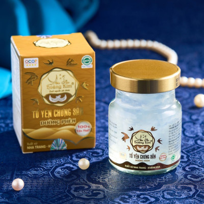 Combo 10 tặng 1 Yến Hũ Chưng Sẵn Đường Phèn Yến Sào Hoàng Kim- 1.5g Yến Sào, Chuẩn OCOP 4 Sao 70ml