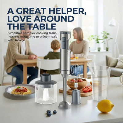 Máy Xay Cầm Tay Đa Năng Cao Cấp MIUI Multiquick 4-In-1 220V 1000W SUS304 14-Speed Chuyên Dùng Cho Quán Ăn Gia Đình