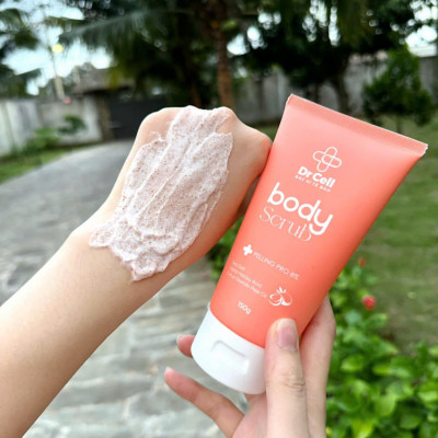 Tẩy Da Chết Body AHA Dr Cell 150g hỗ trợ làm sạch da chết giúp da sáng mịn - Hàng Chính Hãng