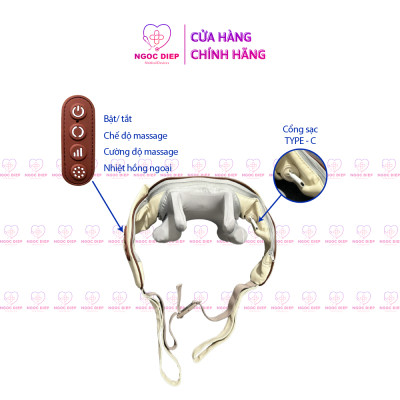 Máy Massage Cổ Vai Gáy OROMI ORM-KW125 - Mô Phỏng Massage Chuyên Nghiệp Như Đầu Ngón Tay