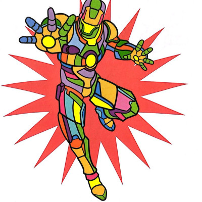 Tô Màu Siêu Anh Hùng: Người Sắt