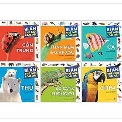 Combo Sách - Bí ẩn thế giới loài vật ( 6 Cuốn )
