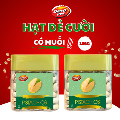 [Quà Tết] Hộp 6 hũ Điều có muối, không muối, vỏ lụa, hạt dẻ cười, thập cẩm fancy có muối, không muối 250g Dan-D Pak