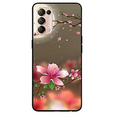 Ốp lưng dành cho Oppo Reno 5 mẫu Ánh Trăng Hoa Đào