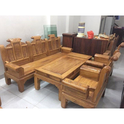 Bộ bàn ghế âu á hộp cuốn thư gỗ gõ đỏ,kate