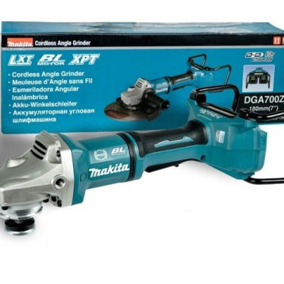 MÁY MÀI GÓC DÙNG PIN 18V*2 180MM (KHÔNG KÈM PIN VÀ ĐẾ SẠC) MAKITA DGA700Z 180VX2- HÀNG CHÍNH HÃNG