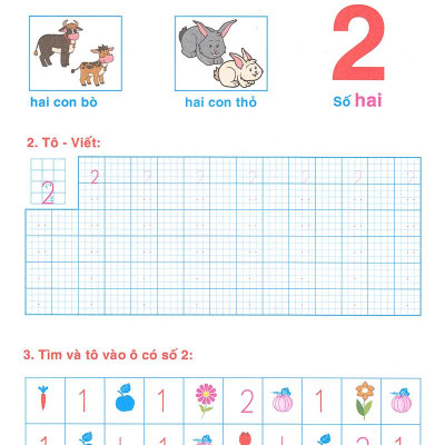 Bé Vui Vào Lớp 1 - Bé Làm Quen Với Toán (Quyển 2)