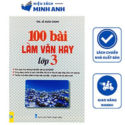 Sách - 100 bài làm văn hay lớp 3