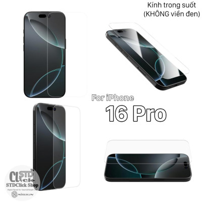 Kính cường lực cho iPhone 17 Pro Max / 17 Pro / 17 Air / 17 / 16 Pro Max - 16 Pro - 16 Plus NILLKIN H+PRO 0.2mm - kèm kit hổ trợ dán - Hàng chính hãng
