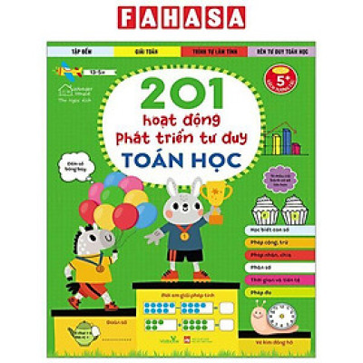 Sách - 201 Hoạt Động Phát Triển Tư Duy - Toán Học