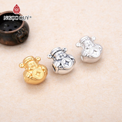 Charm bạc ông thần tài - Ngọc Quý Gemstones