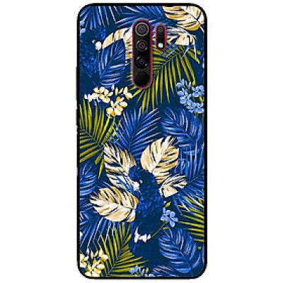Ốp lưng dành cho Xiaomi Redmi 9 mẫu Họa Tiết Hoa Xanh Dương