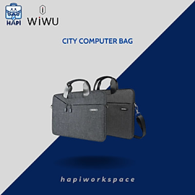 Túi đeo đựng laptop WiWU City Bag Wi-City-13.3/15.6/17.3 inch: Mỏng nhẹ, tối giản, thanh lịch, bảo vệ tốt