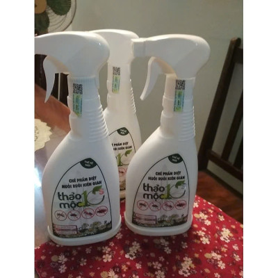 Diệt Côn Trùng Gián, Kiến, Kiến Ba Khoang, Muỗi, Ruồi, Mọt 100% Sinh Học Thảo Mộc Hương Sả Chanh Chai Xịt 500ml An Toàn Cho Sức Khỏe Em Bé Và Người Già