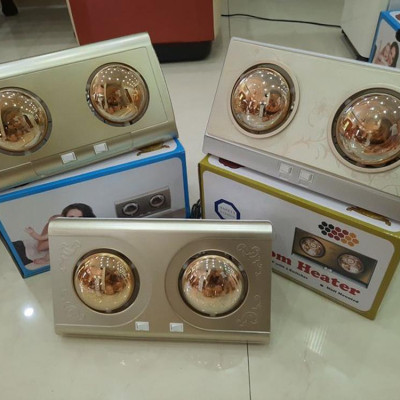 Đèn Sưởi Nhà Tắm ABG 3 Bóng Sưởi, Mỗi Bóng Công Suất 275W, Phù Hợp Với Phòng Tắm Rộng Từ 4-6 Mét Vuông - Hàng Chính Hãng