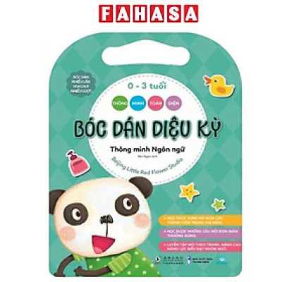 Sách - Thông Minh Toàn Diện - Bóc Dán Diệu Kỳ - 0-3 Tuổi - Thông Minh Ngôn Ngữ