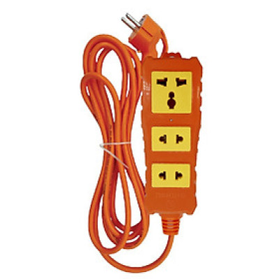 Ổ cắm điện 3 cửa lõi sứ có dây Ominsu Q3500C Plus 3500w, bảo hành 2 năm