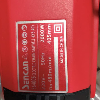 MÁY CƯA XÍCH 2600W 405MM 564006 SENCAN - HÀNG CHÍNH HÃNG