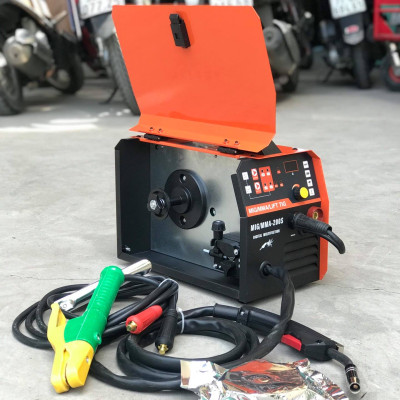 MÁY HÀN MIG DÙNG KHÍ/ KHÔNG DÙNG KHÍ ĐA NĂNG BTEC MIG/MMA 200S ( TẶNG ĐÔI BAO TAY HÀN CAO CẤP TOLSEN 45026)- HÀNG CHÍNH HÃNG