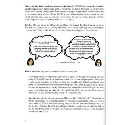 Sách - Kết Hợp Giáo Dục STEAM Và Giáo Dục Cảm Xúc Xã Hội SEL Dành Cho Tiểu Học Và Mầm Non - Hồng Ân