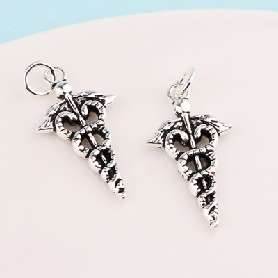 Combo 2 cái charm bạc cánh thiên thần treo - Ngọc Quý Gemstones