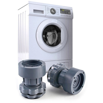 Bộ 4 miếng đế đệm cao su lót kê chân máy giặt chống rung ồn, rỉ sét - Chính hãng dododios