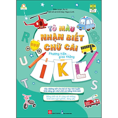 Tô Màu Nhận Biết Chữ Cái- Phương Tiện Giao Thông