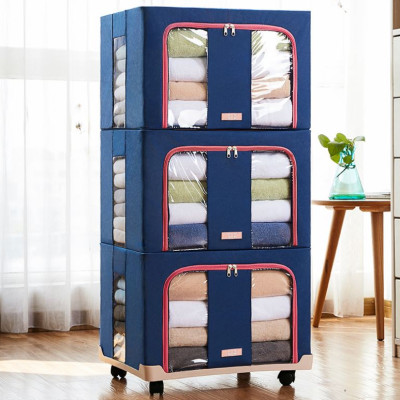 Bộ 3 Túi Đựng Chăn Màn Khung Sắt Gấp Gọn miDoctor (CÓ CHỌN MÀU)