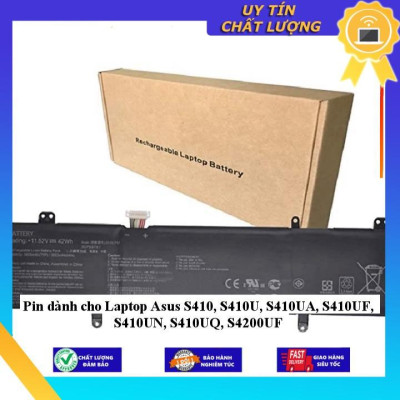 Pin dùng cho Laptop Asus S410 S410U S410UA S410UF S410UN S410UQ S4200UF - Hàng Nhập Khẩu New Seal