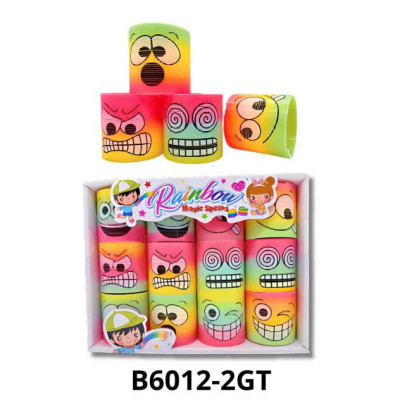RAINBOW SPRING - B6012-2GT Lò xo cầu vồng hình mặt vui nhộn (KT 6x6x6cm)