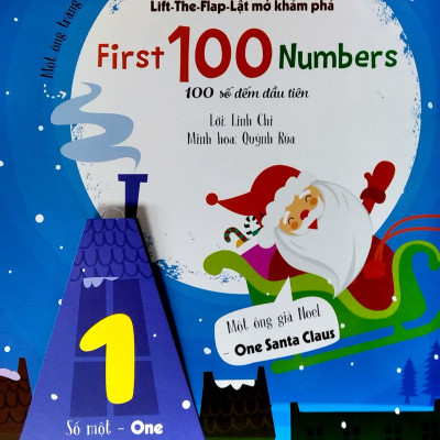 Lift-The-Flap-Lật Mở Khám Phá - First 100 Numbers - 100 Số Đếm Đầu Tiên