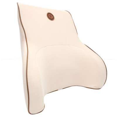 Tựa Lưng Ô Tô Cao Su Non Vải Nỉ CIND G002 Màu Kem