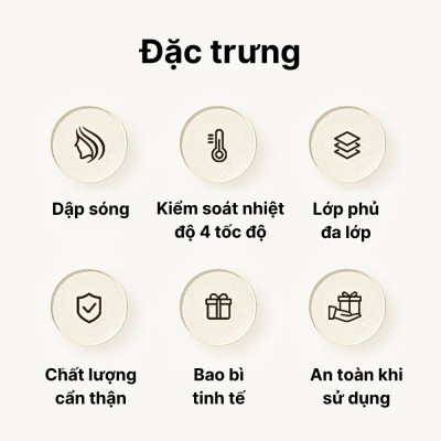 Máy dập phồng chân tóc SOKANY SK1906 dập xù, bấm xù, bấm mè tạo kiểu chuyên nghiệp với 4 mức nhiệt - HÀNG CHÍNH HÃNG