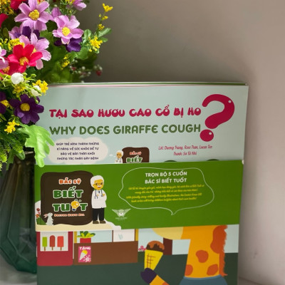 (Combo 5 cuốn – in màu – song ngữ) BÁC SĨ BIẾT TUỐT – Dương Trang, Rose Tran, Lucas Teo - Minh Quang Books 