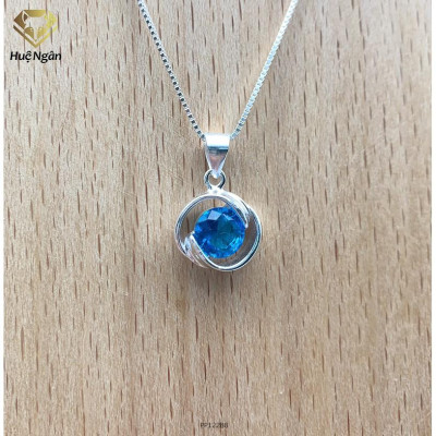 Dây chuyền bạc 925 Huệ Ngân - Vòng tròn may mắn PP1288