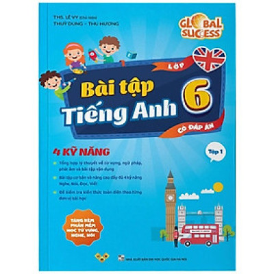 Global Success - Bài Tập Tiếng Anh 6 - Tập 1/Tập 2 (Có Đáp Án)