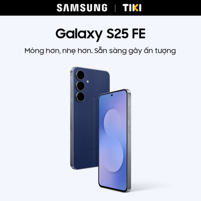 Điện Thoại Samsung Galaxy S25 FE (8/128GB), Concert Camera 50MP, Pin bền bỉ, Trợ thủ AI thông minh - Hàng chính hãng