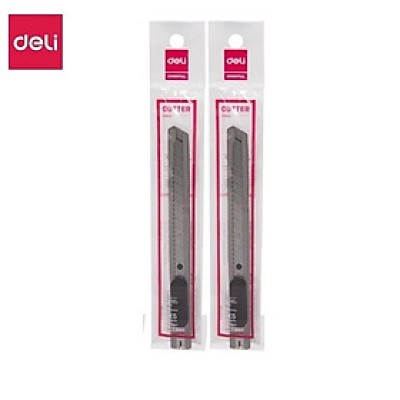 Set 2 dao rọc giấy Deli 2034 / 2053 / 2042 / 2043