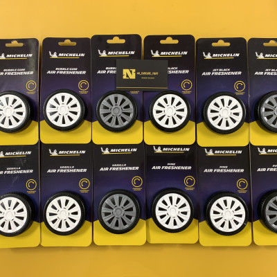 Sáp Thơm  Ô Tô MICHELIN Khử Mùi Xe Hơi Cao Cấp - Michelin Organic Can Air Freshener (Hàng Chính Hãng) mùi hương bubble gum
