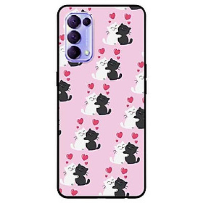 Ốp lưng dành cho Reno 5 - Reno 5 Pro - Realme 7 - Realme 7 Pro mẫu Mèo Yêu Nhau